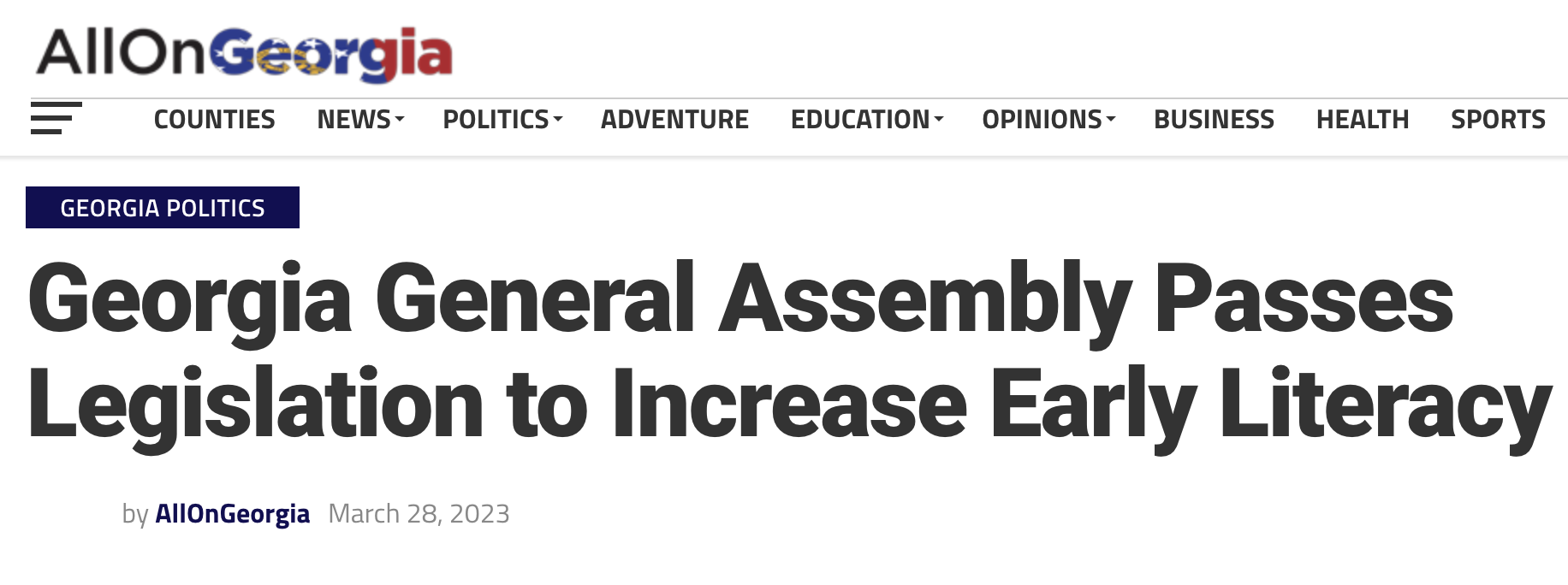 Check out our webinar on the recently passed Early Literacy Act.